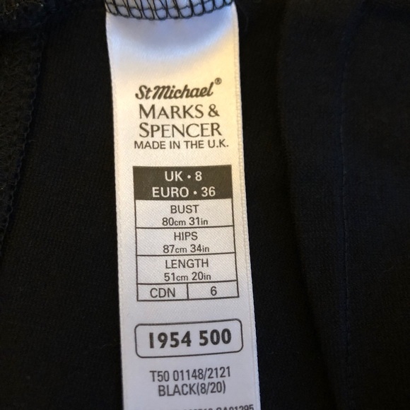 Marks & Spencer Little Black Dress, Size 6 - Picture 6 of 7